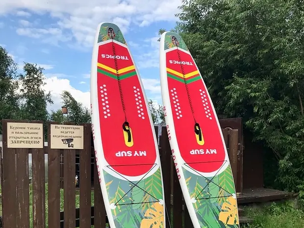 SUP-борды на базе отдыха «Усадьба», летний прокат